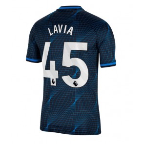 Chelsea Romeo Lavia #45 Gostujuci Dres 2023-24 Kratak Rukavima